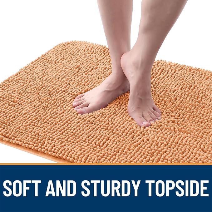 OLANLY Dog Door Mat for Muddy Paws 47x20, Super Absorbent Chenille Mud Mat | - Image 4