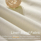 Topfinel Cream Ivory Blackout Curtains & Drapes 84 Inch Length - Image 3
