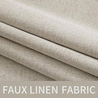 MIULEE 100% Blackout Linen Curtains - Image 5