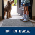 OLANLY Front Door Mat 40x32, Waterproof Heavy-Duty Indoor Outdoor Doormat | - Image 7