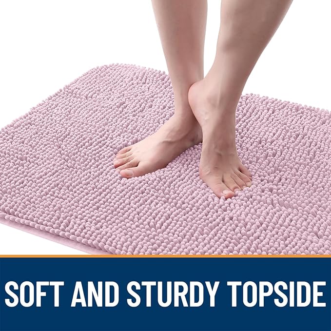 OLANLY Dog Door Mat for Muddy Paws 44x32, Super Absorbent Chenille Mud Mat | - Image 4
