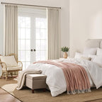 Pinch Pleated Curtains 150 Inches Long, Memory Shape Room Darkening Soundproof - Image 4