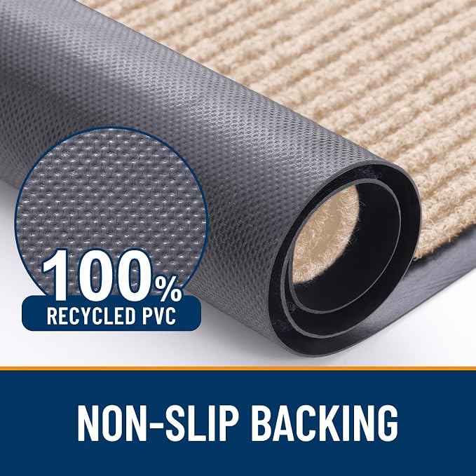 OLANLY Front Door Mat 47x32, Waterproof Heavy-Duty Indoor Outdoor Doormat | - Image 3