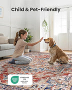 AMADA HOMEFURNISHING 2x6 Washable Runner Rug, Low-Profile Kitchen Rugs - Image 3