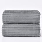 BEDELITE 3D Ribbed Jacquard Grey Full Size Blankes - Image 8