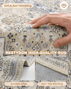Runners for Hallway 12ft, Non-Slip Long Bathroom Rugs, Living Room, Soft - Image 7