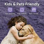 2x6 Taro Purple Fluffy Soft Runner Rug Non-Slip - Image 7