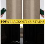NICETOWN 100% Blackout Curtains - Image 2