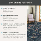 Vintage Dark Blue Insect Moth Runner Rug 3x8, Non Slip Washable Carpet - Image 7
