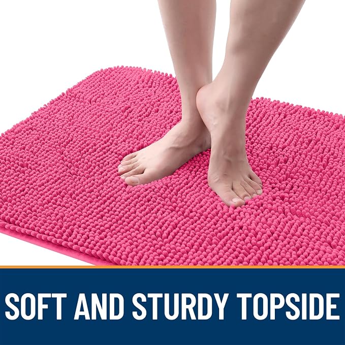 OLANLY Dog Door Mat for Muddy Paws 50x30, Super Absorbent Chenille Mud Mat | - Image 4