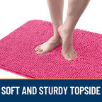OLANLY Dog Door Mat for Muddy Paws 47x17, Super Absorbent Chenille Mud Mat | - Image 4