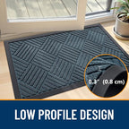 OLANLY Front Door Mat Outside Entrance 33x21, Waterproof Heavy-Duty Doormat | - Image 5