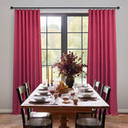 Pitalk Hot Pink Curtains 63 Inch Length - Image 6