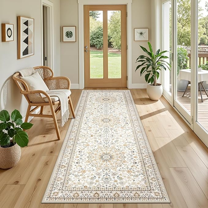 Hallway Runner Rug: 2.6x8 Kitchen Boho Rugs - Image 5