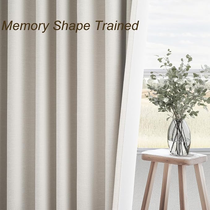 Topfinel 100% Blackout Curtains 90 Inches Long - Image 5
