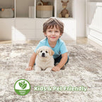 Large Area Rugs 12x15: Washable Abstract Modern Soft Rug Stain Resistant Indoor - Image 7