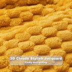 NEWCOSPLAY Fleece Clouds Cozy King Blanket - Image 5