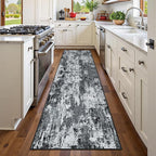 RELEANY Washable Runner 2'x6' Abstract Area Rug - Image 3