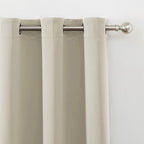 Light Beige Thermal Blackout Curtains/42 x 84 Inch/Set of 2 Panels Room - Image 7
