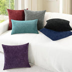 CaliTime Decorative Couch Throw Pillow Covers 20 X 12 Inches Medium Grey | Pack - Image 4