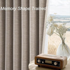 Linen Blackout Curtains 120 Inches Long - Image 5