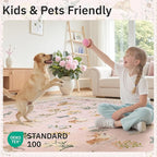 Soalmost Dog 8x10 Pink Area Rugs - Image 5