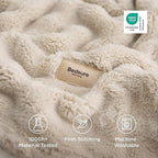 Bedsure Beige Twin XL Blankets for Bed - Image 5