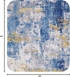 RELEANY Washable Round 8ft Area Rug - Image 2