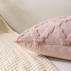 Set of 2 Soft Moroccan Throw Pillow Covers 20x20 Inch Plush Boho Decorative - Image 3