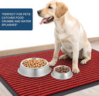 OLANLY Front Door Mat 47x23, Waterproof Heavy-Duty Indoor Outdoor Doormat | Red - Image 6