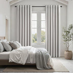 Topfinel Grey Beige 78 Inch Long Curtains - Image 5