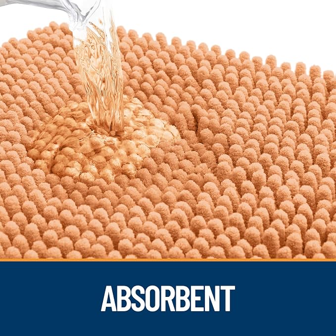 OLANLY Dog Door Mat for Muddy Paws 40x32, Super Absorbent Chenille Mud Mat | - Image 3