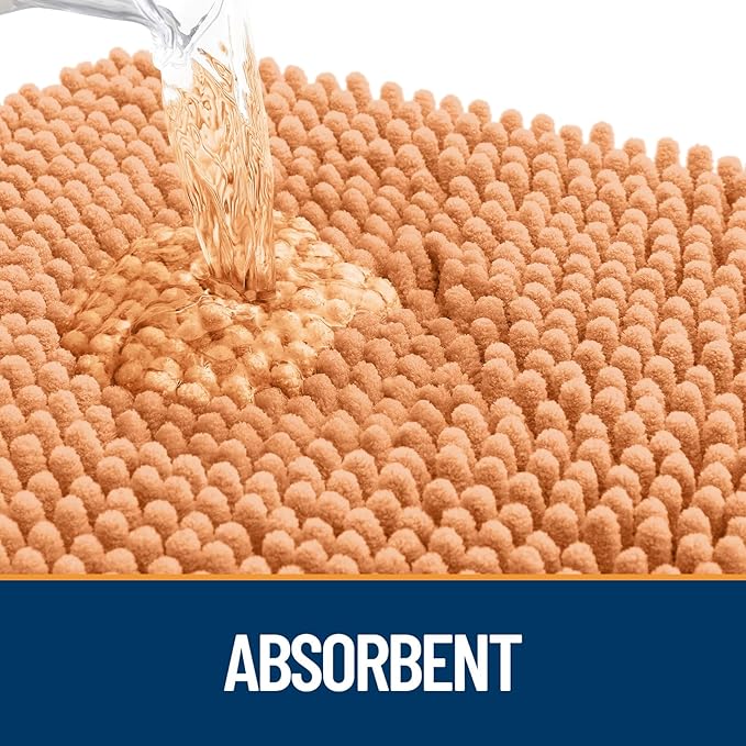 OLANLY Dog Door Mat for Muddy Paws 70x46, Super Absorbent Chenille Mud Mat | - Image 3