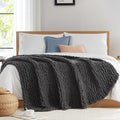 L'AGRATY Chunky Knit Throw Blanket by LAGRATY