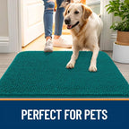 OLANLY Dog Door Mat for Muddy Paws 47x32, Super Absorbent Chenille Mud Mat | - Image 6