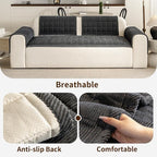 Couch Covers for Dogs Washable, 27.6"x59.1" Non Slip Couch Covers for Loveseat - Image 4