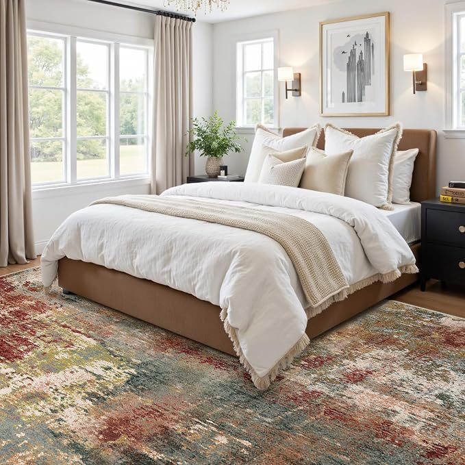 RELEANY Washable Square 8'x8' Area Rug - Image 7