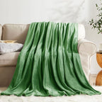 KMUSET Fleece Blanket Queen Size Lightweight Cozy Plush Microfiber Solid - Image 2