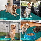 OLANLY Dog Door Mat for Muddy Paws 47x32, Super Absorbent Chenille Mud Mat | - Image 7