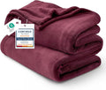 Bedsure GentleSoft Fleece Blanket Twin Size Red by Unknown