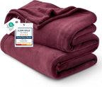 Bedsure GentleSoft Fleece Blanket Twin Size Red by Unknown