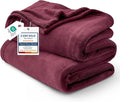 Bedsure GentleSoft Fleece Throw Blanket Red by Unknown
