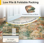 RELEANY Washable 5'x7' Abstract Area Rug - Image 6