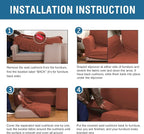 H.VERSAILTEX 3 Piece Stretch Sofa Covers - Image 7
