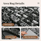 6x9 Ft Large Area Rugs for Living Room, Soft Non-Slip Machine Washable Rug - Image 6