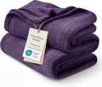 Bedsure Fleece Blanket Twin Blanket Purple by Unknown