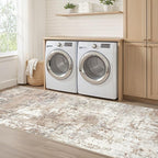 LOONGRUG Runner Rug 3x10 Washable Non-Slip Kitchen Neutral Modern Rug | - Image 7