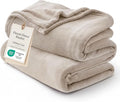 Bedsure GentleSoft Fleece Bed Blankets Queen Size Oxford Tan by Unknown