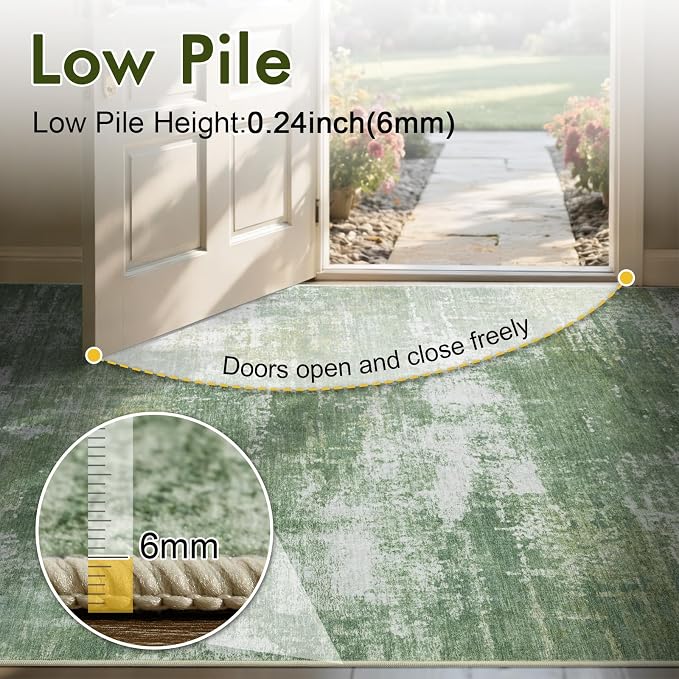 8x10 Ft Large Area Rugs for Living Room, Soft Non-Slip Washable Rugs Modern - Image 7