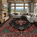 RELEANY Washable Area Rug, Large 9'x12', Water Repellent, Pet Friendly by RELEANY
